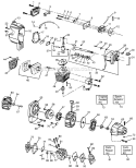 Page B Diagram and Parts List for XT100  Weed Eater Trimmer